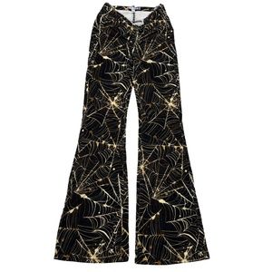 Urban Outfitters Spider Web Print Ruched V-Front Pant  26